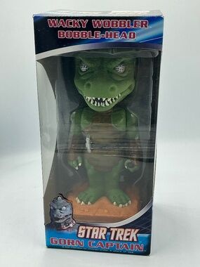 Star Trek Gorn Captain Funko Wacky Wobbler Bobble Head 2009 Vaulted Retired New
